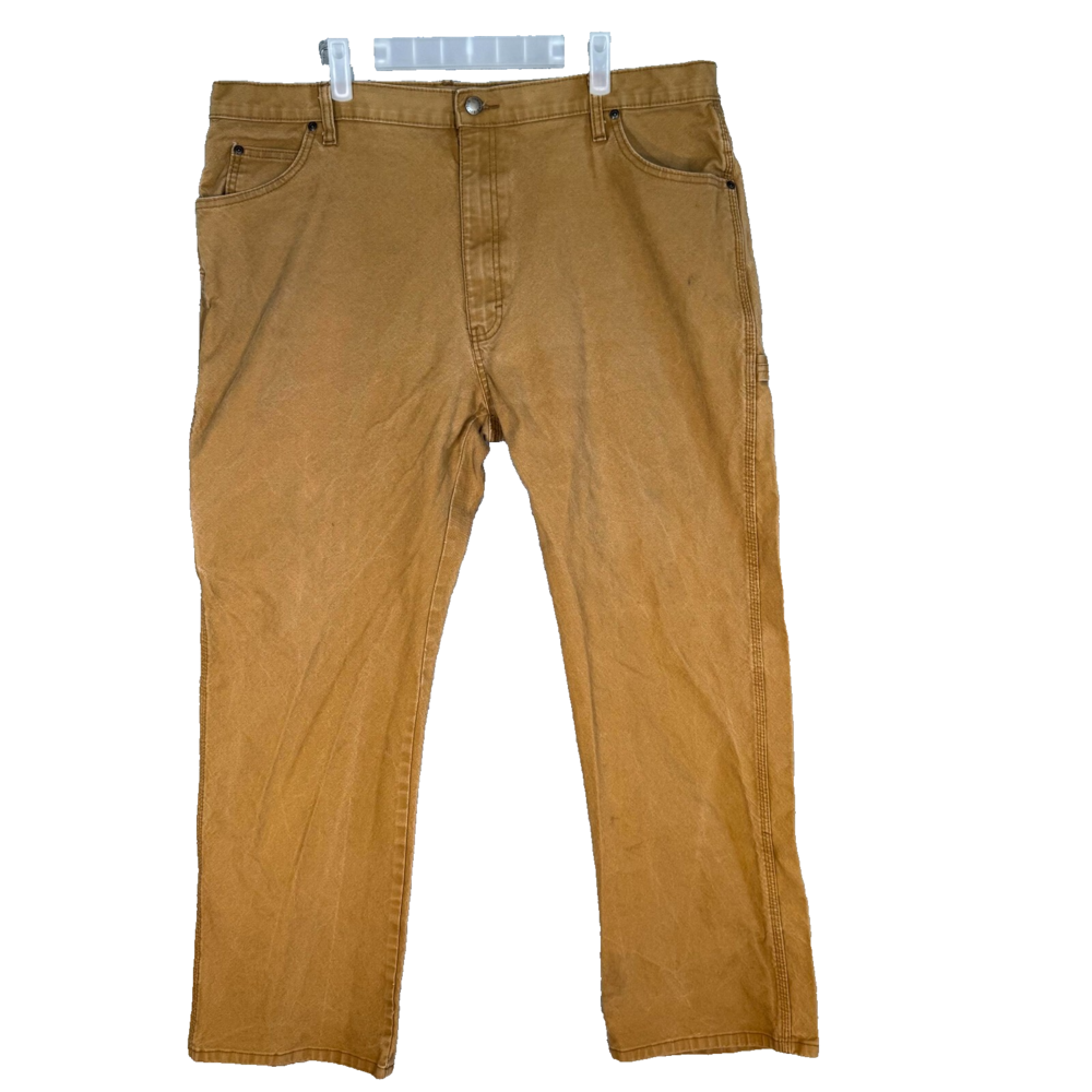 Dickies Utility Jeans Men's 40x32 Brown Stretch Straight Workwear Durable